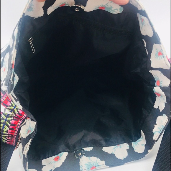 NWOT Floral Messenger Crossbody w/ Camera Strap - Picture 14 of 15